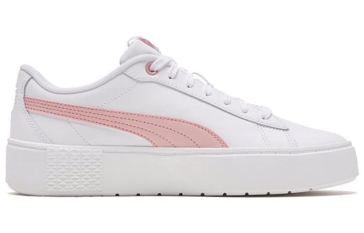 (WMNS) PUMA Smash Platform V2 L 'White Bridal Rose' 373035-05