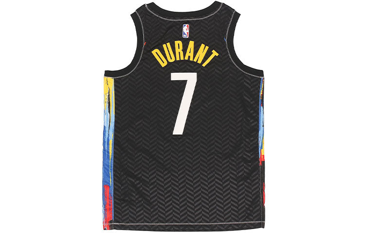 Nike MENS NBA City Edition Sports Basketball Vest SW Brooklyn Nets Durant 7 Black CN1713-010