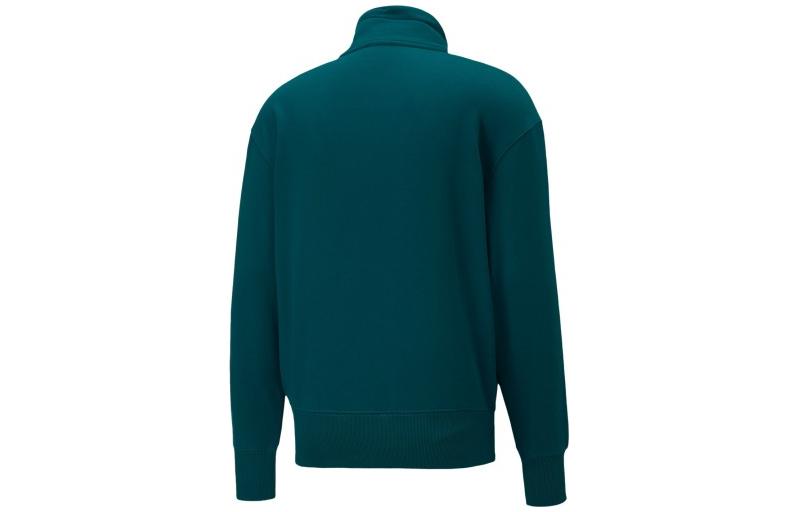 PUMA X Ami Half Zip Sweatshirt 'Green' 535993-24