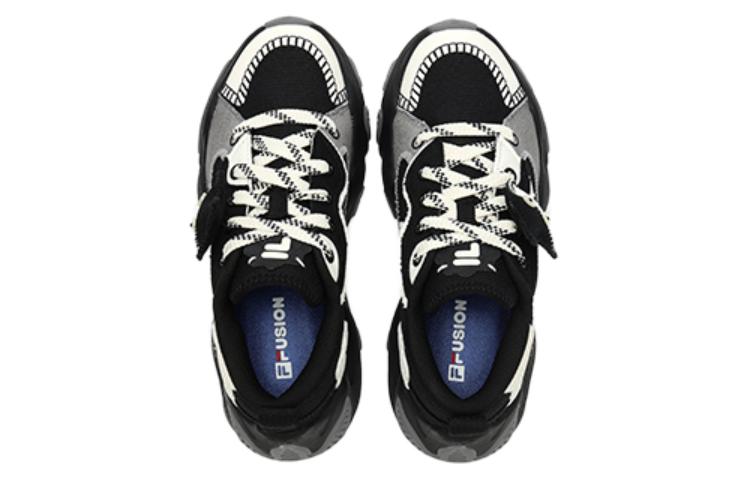 (WMNS) FILA FUSION STARFISH-CVS Sneakers 'Black White' T12W341304ABG