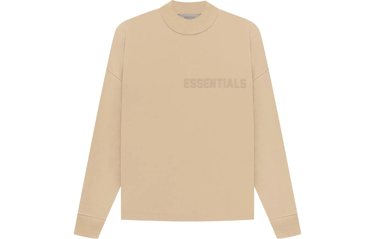 Fear of God Essentials SS23 Long Sleeve Logo Tee 'Sand' 125BT222014F