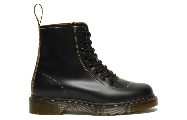 Dr. Martens Pharamond Vintage Smooth Leather Ankle Boots 'Black' 26969001