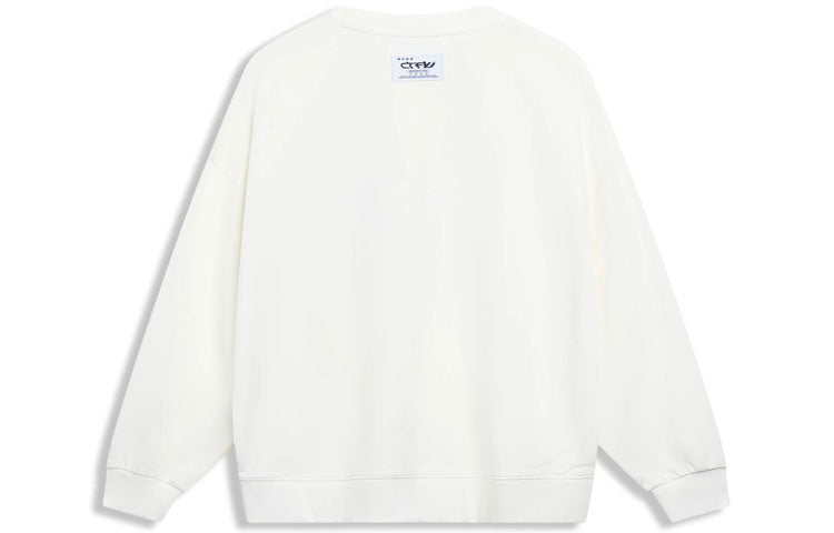 Li-Ning Counterflow Graphic Sweatshirt 'White' AWDT529-2