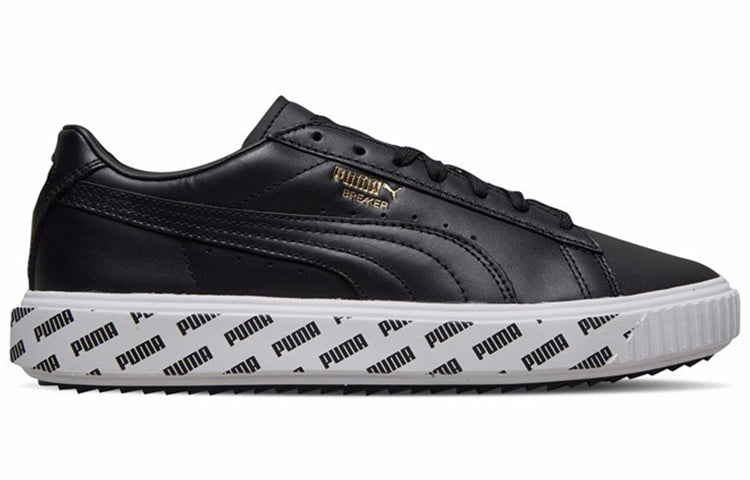 PUMA Breaker Retro Low Top Casual Skate Shoes Unisex Black 369198-01
