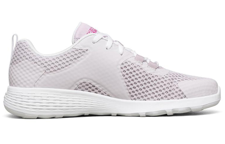 (WMNS) Skechers Go Walk Cool Running Shoes Pink/White 667081-LTMV
