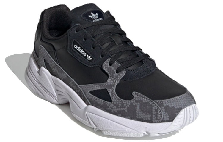(WMNS) adidas Falcon 'Black Snakeskin' FV4483