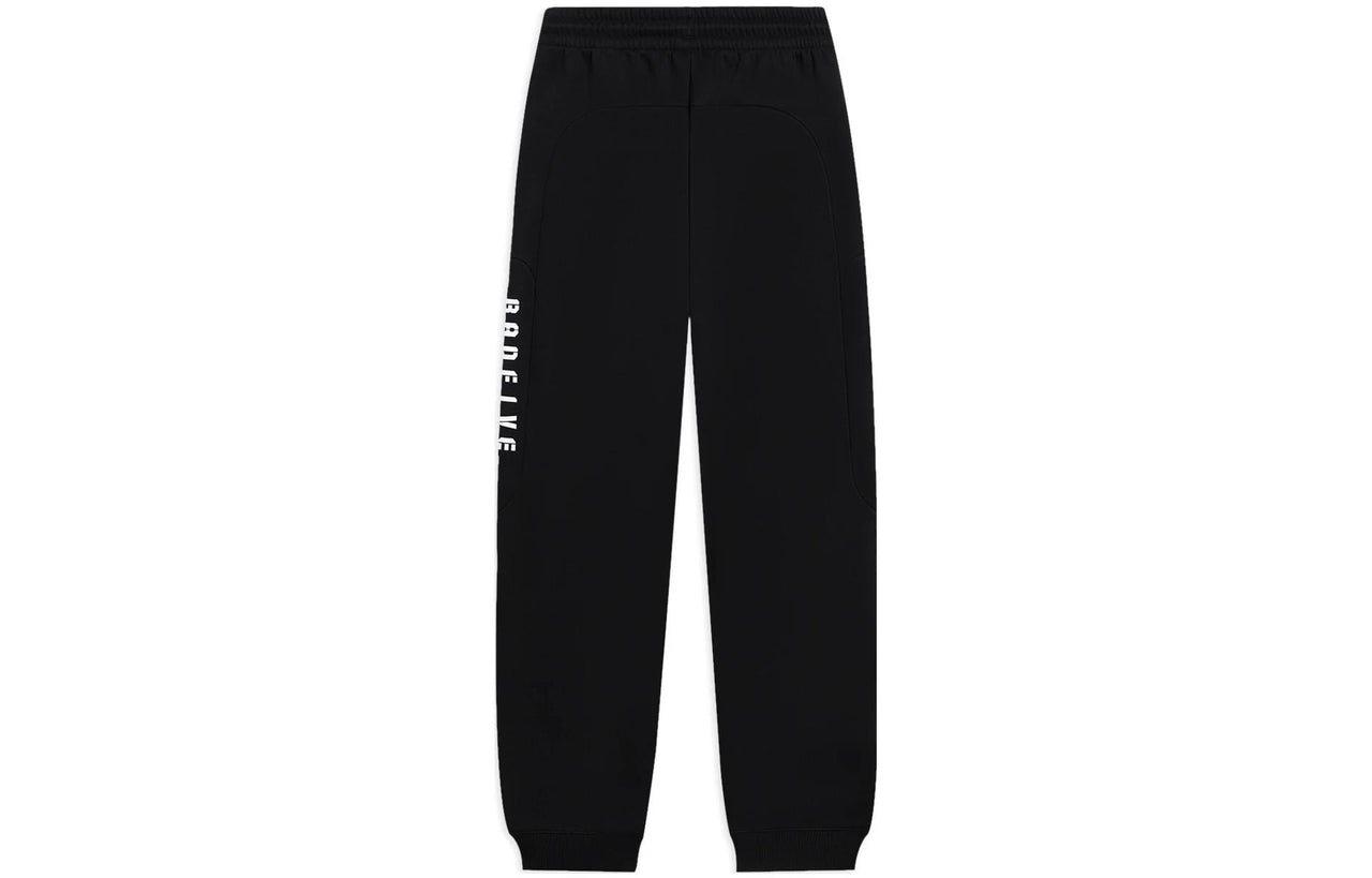 Li-Ning BadFive Logo Fleece Sweatpants 'Black' AKLSB89-1