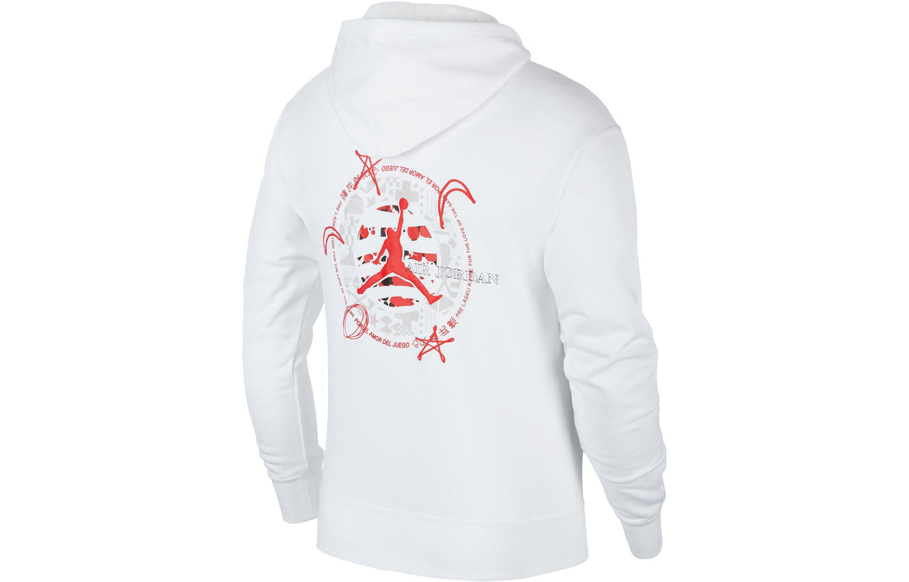 Air Jordan Legacy FIBA Logo Hoodie 'White' CJ9098-100