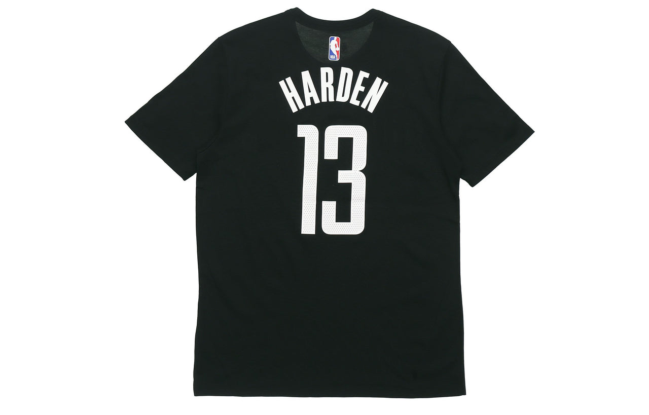 Nike SS22 NBA Harden Basketball Sports Short Sleeve Rockets 13 Black 870777-013