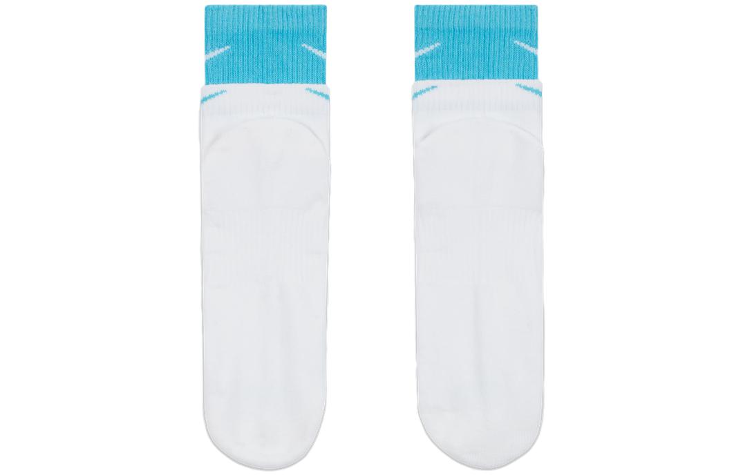 Nike Everyday Plus Cushioned Ankle Tube Socks 'White Blue' DH4058-103