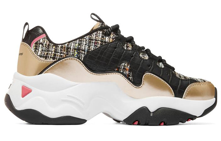 (WMNS) Skechers D'Lites 3.0 'Black Gold' 149912-BKGD