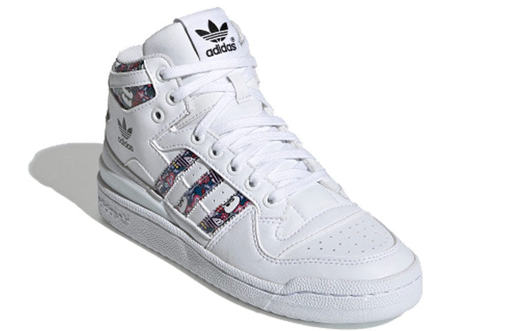 (WMNS) adidas originals FORUM MID 'White Red Purple' FV4532