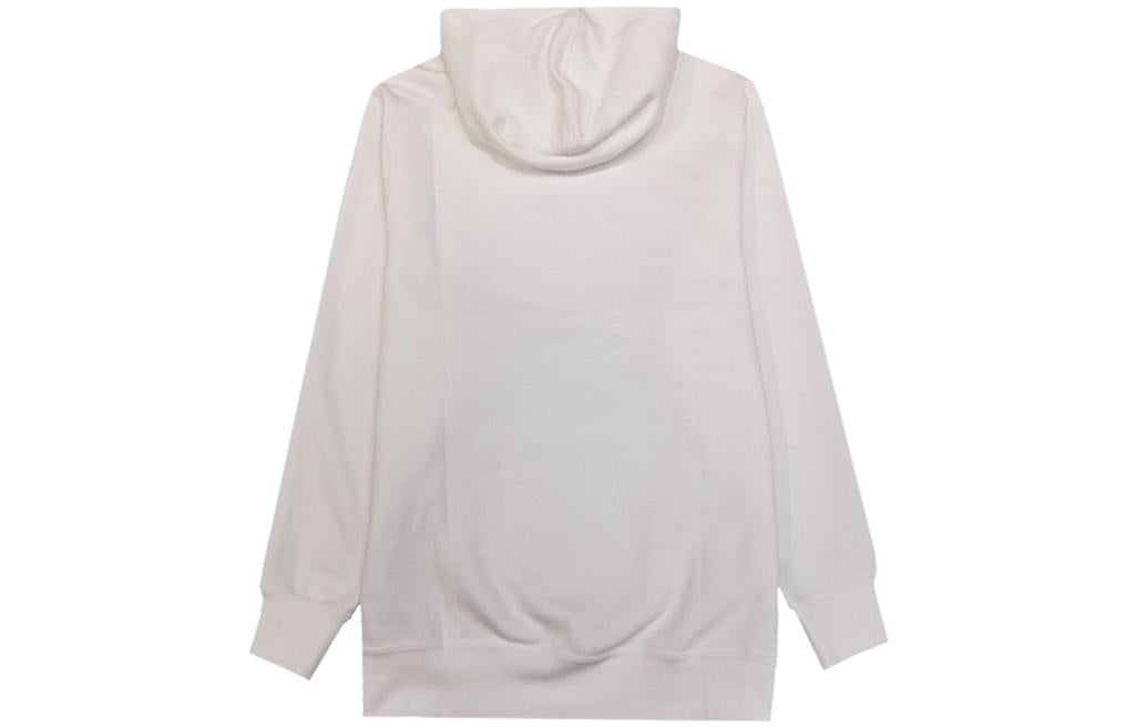 (WMNS) Nike Big Swoosh Dot Logo Pullover Hoodie 'White' CU4528-100