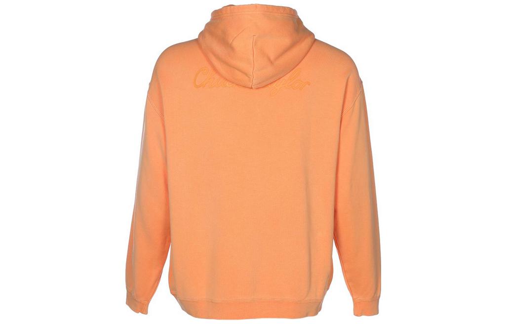 Converse Go-To Sneaker Patch Loose-Fit Pullover Hoodie 'Pink Orange' 10025537-A05