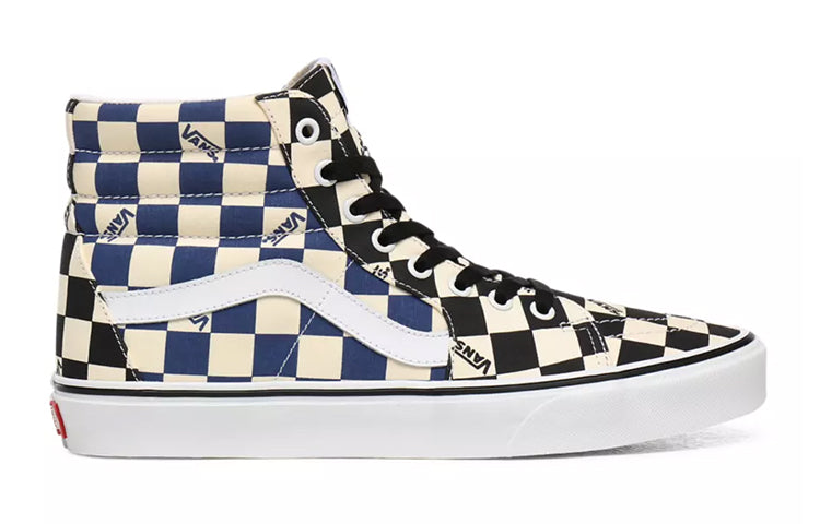 Vans Big Check SK8-HI 'Black/Navy' VN0A4U3CWRT