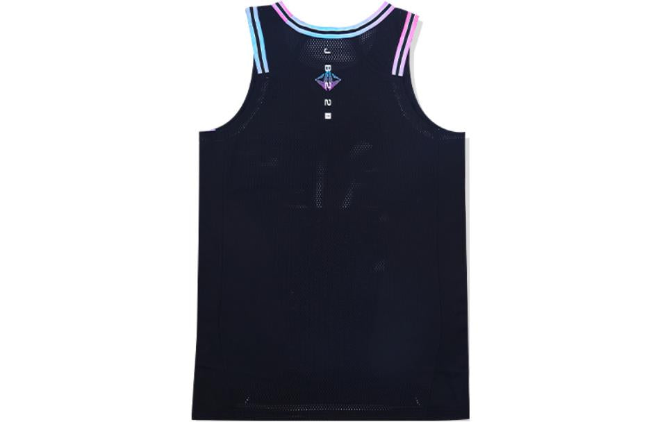 Li-Ning Jimmy Butler Logo Basketball Jersey 'Black' AAYS035-1