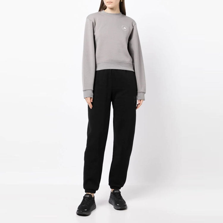(WMNS) adidas By Stella Mccartney Sportswear Sweatshirt 'Grey' HR2528