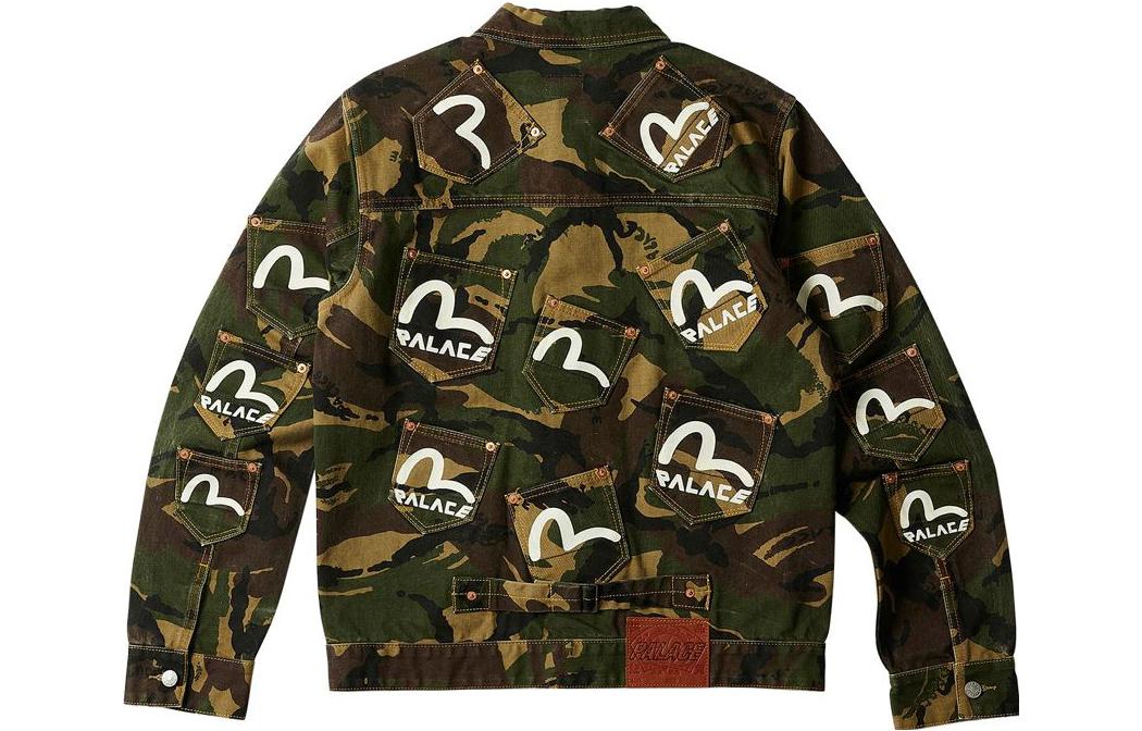 Palace x Evisu Type One Denim Jacket 'Camo' P24EVJK002