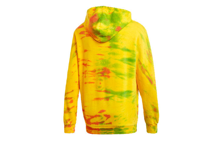 adidas originals logo Printing Tie Dye Yellow GD6002