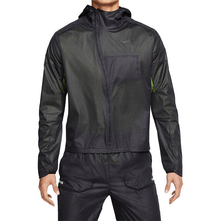 Nike Tech Pack Mesh Running Hooded Jacket Black CT2382-010