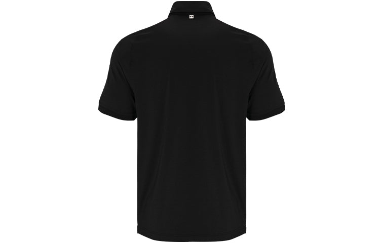 Men's Under Armour Golf Sports Breathable Loose Short Sleeve polo Black 1365512-001