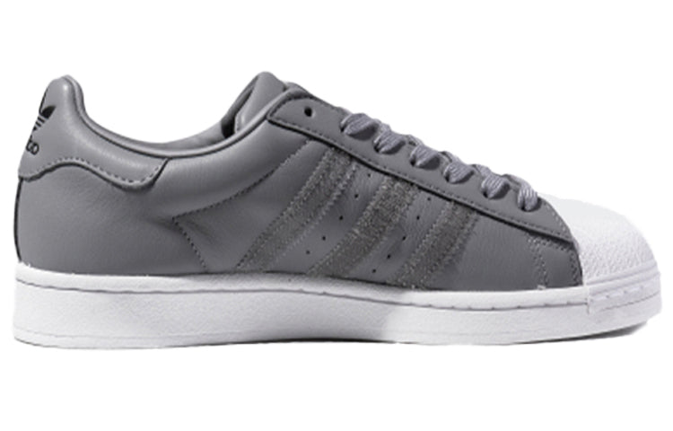 adidas originals Superstar Velcro Retro Casual Shoes Unisex Gray FX7766