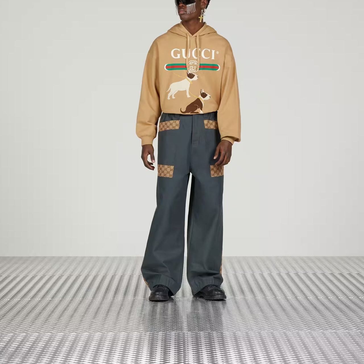 Gucci Cotton Jersey Sweatshirt 'Camel' 721427-XJFL5-2293