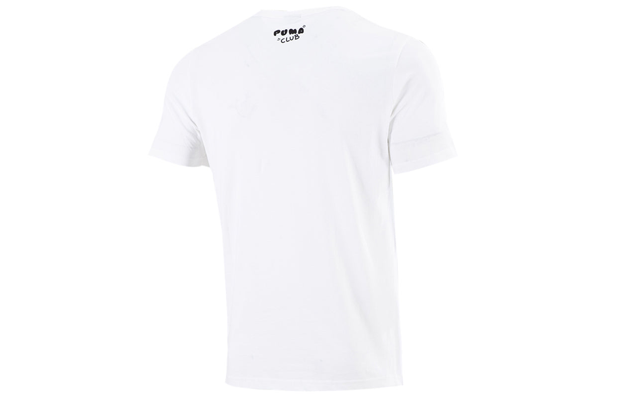 PUMA Club Graphic T-Shirt 'White' 533197-02