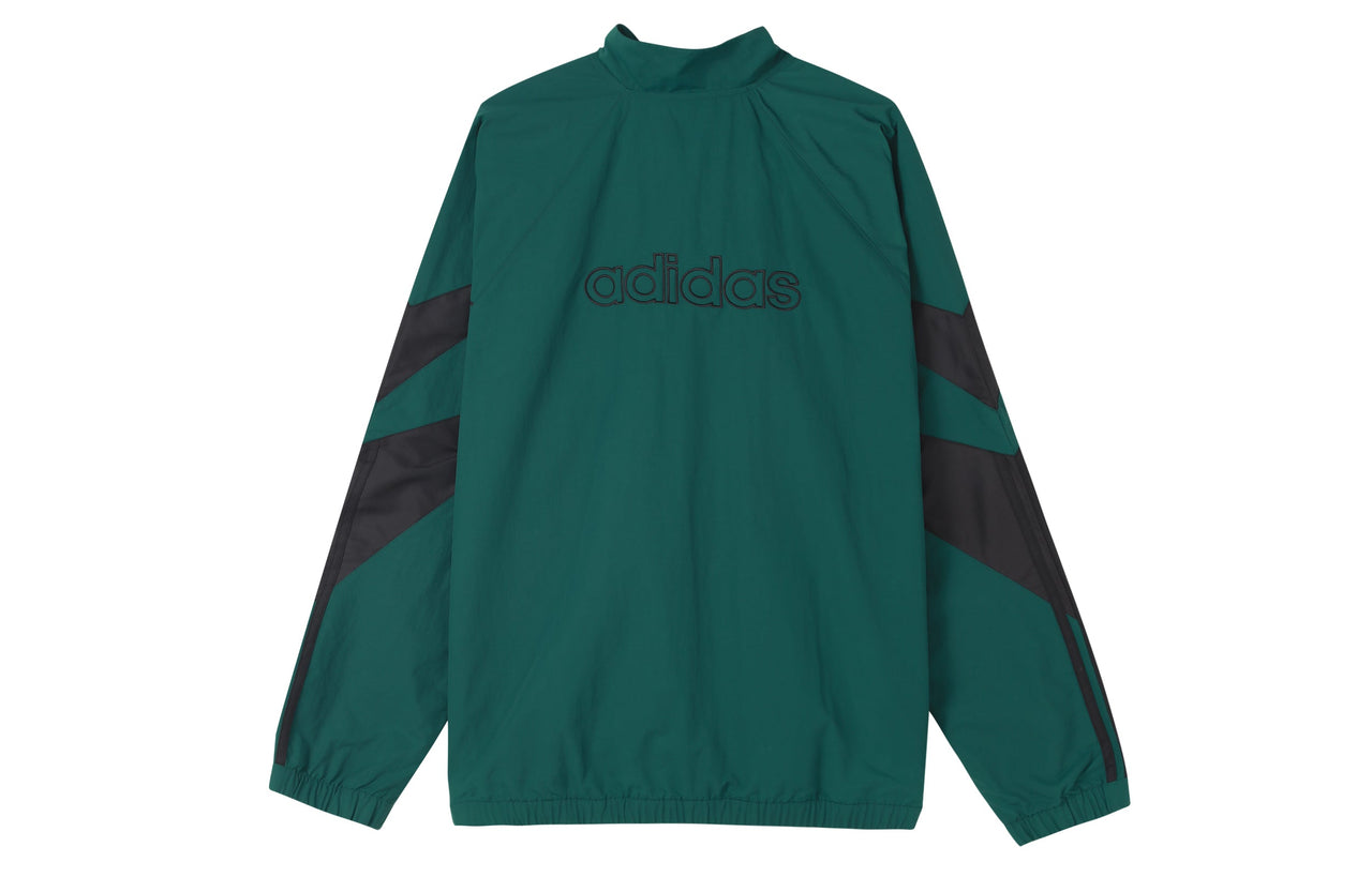 adidas Stripe Stand Collar Jacket Green H06747