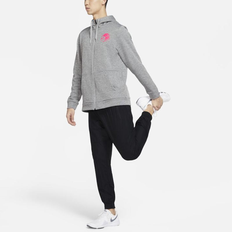 Nike Therma Casual Sports Full-length zipper Cardigan Training hoodie Jacket dark grey Gray CZ2422-063