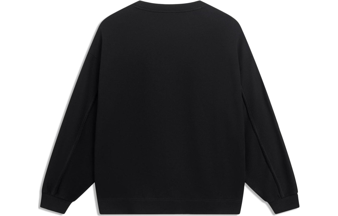 Li-Ning Counterflow Graphic Sweatshirt 'Black' AWDT571-1