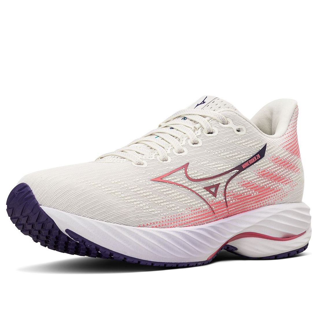 (WMNS) Mizuno Wave Rider 28 'Cream White Pink' J1GD240375