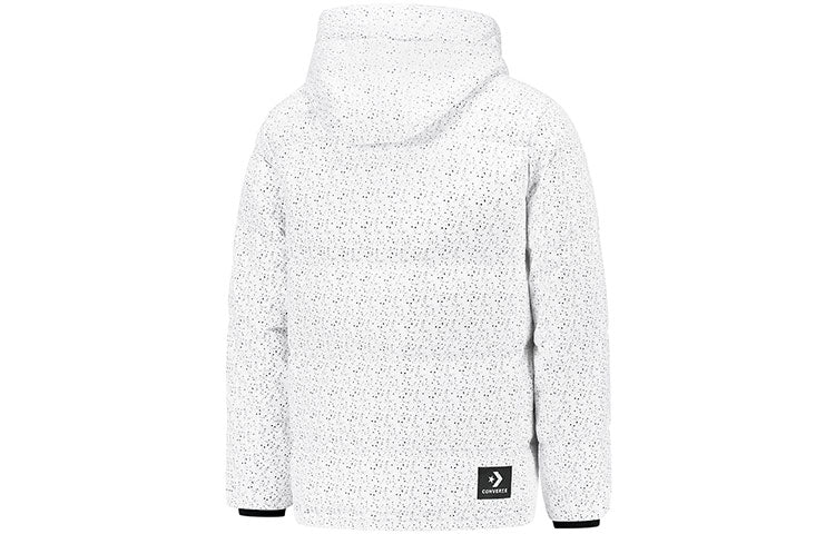 Converse Down Fill Puffer AOP Jacket 'White' 10019322-A01