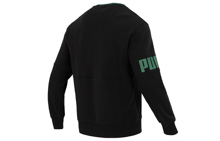 PUMA Power Crew Long Tee 'Black' 676666-51