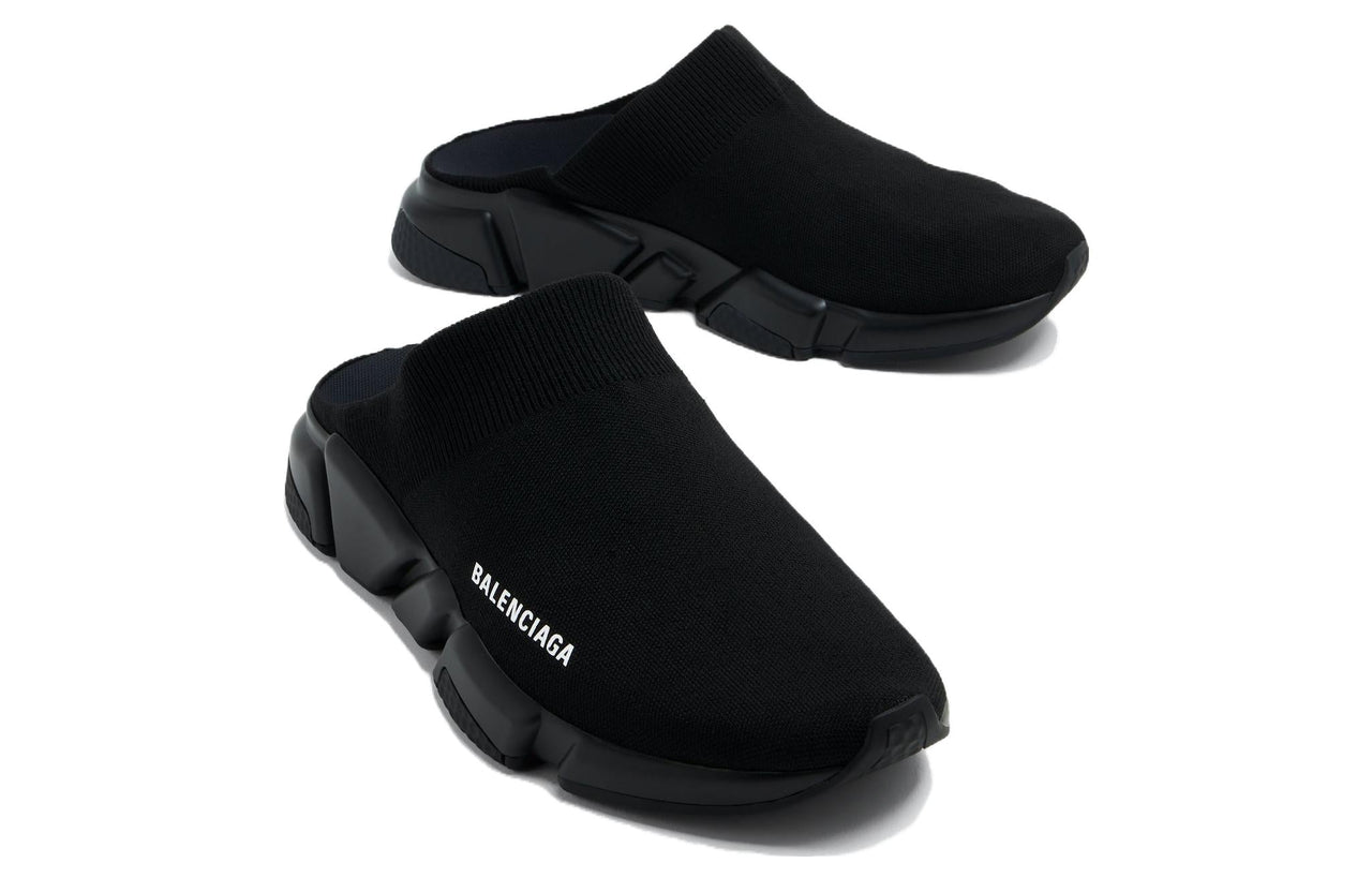 (WMNS) Balenciaga Speed Mules 'Black' 711474W2DB11000