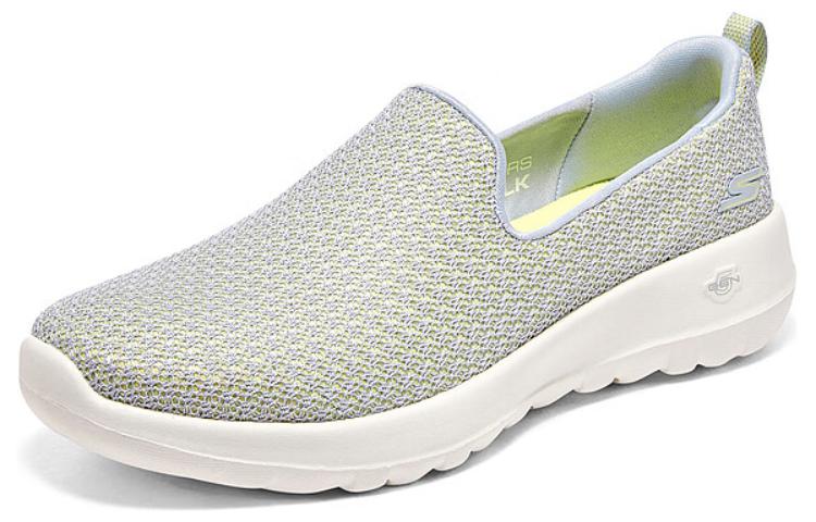 (WMNS) Skechers Go Walk Joy 'Sensational Day - Light Grey Yellow' 124199-LGYL