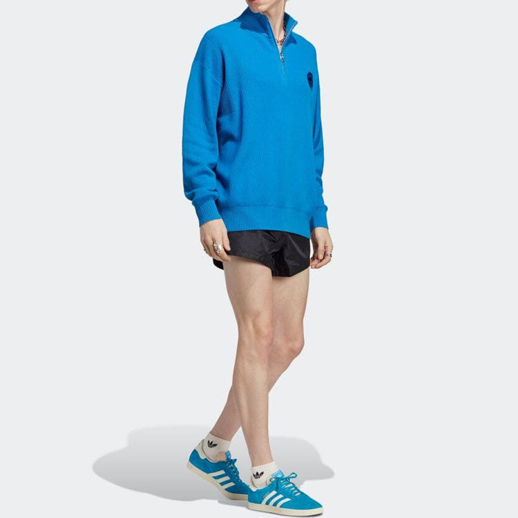 adidas Originals Logo Patch Sweater 'Blue' IA2499
