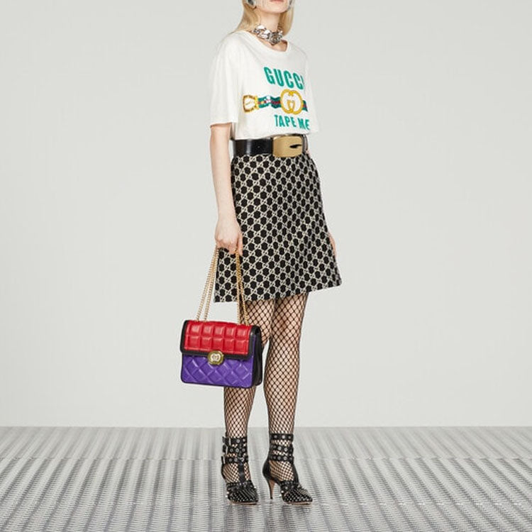 Gucci Tape Me Cotton T-Shirt 'White' 717422-XJFM6-9088