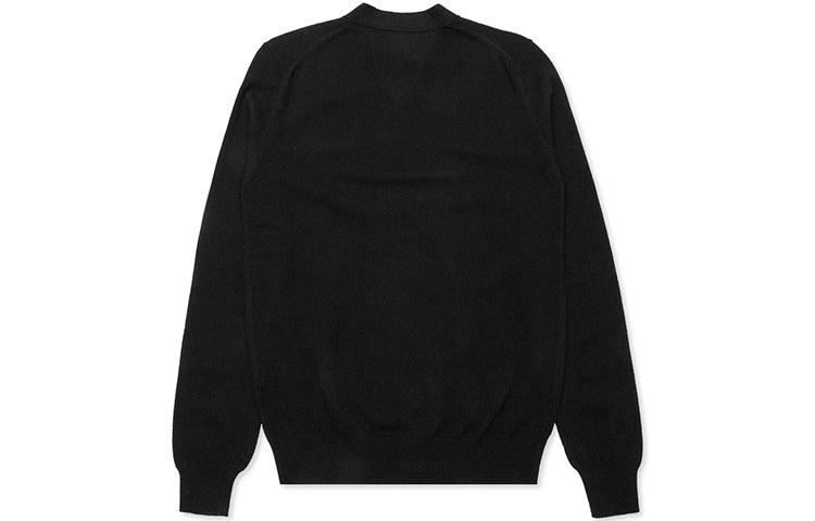 COMME des GARCONS PLAY Cardigan Gold Emblem 'Black' AZ-N050-051-1