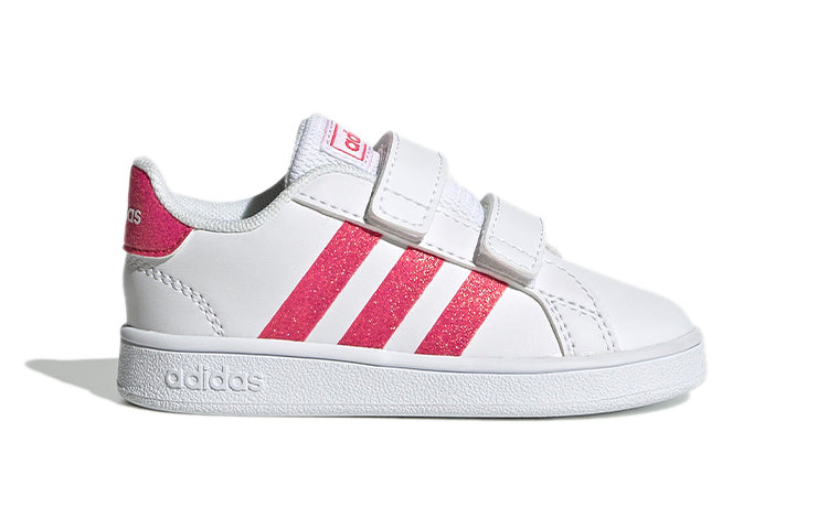 (TD) adidas neo Grand Court 'White Pink' EG3815