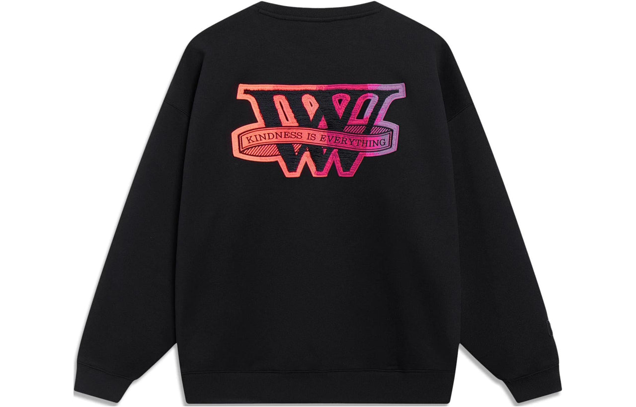 Li-Ning Way Of Wade Logo Sweatshirt 'Black' AWDT143-7