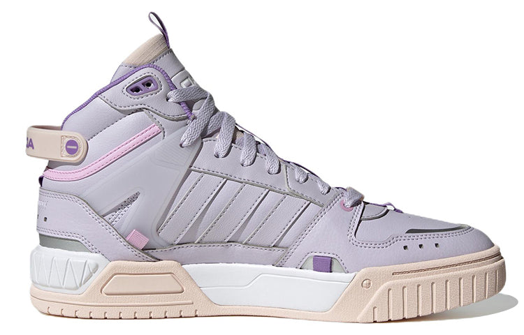 adidas Neo D-PAD Mid Tennis Shoes 'Silver Dawn' HQ4232