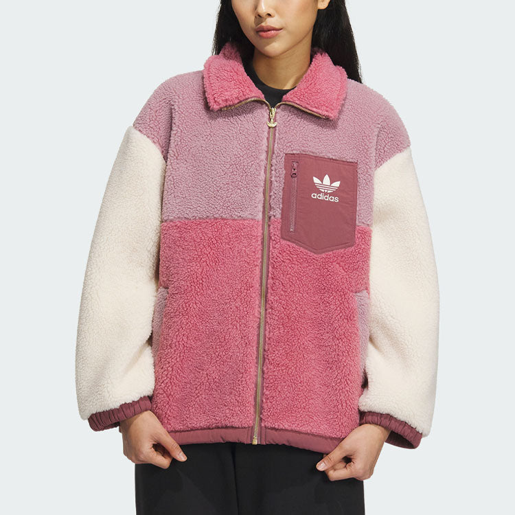 (WMNS) adidas Originals Sherpa Jackets 'Pink' IN0988
