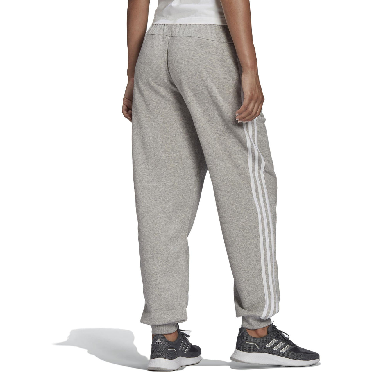 (WMNS) adidas originals Essentials Studio Lounge 3-Stripes Pants 'Grey' HD4304