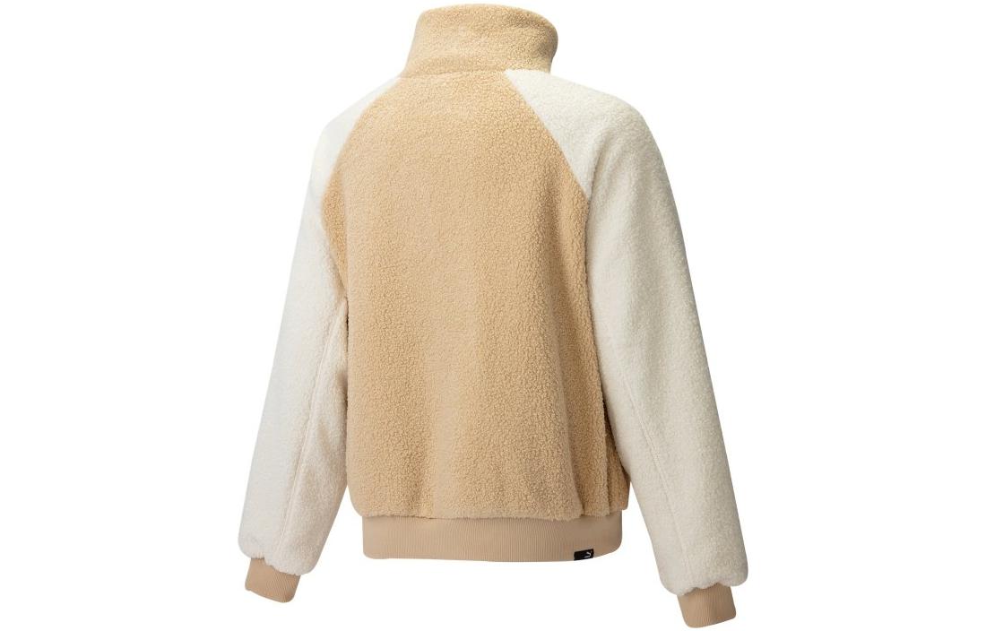 PUMA Reglan Sleeve Sherpa Jacket 'Beige' 539569-20