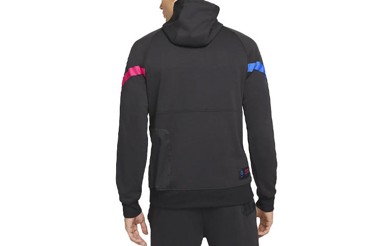 Nike FC Barcelona Contrasting Colors Hoodie 'Black' DB7814-014