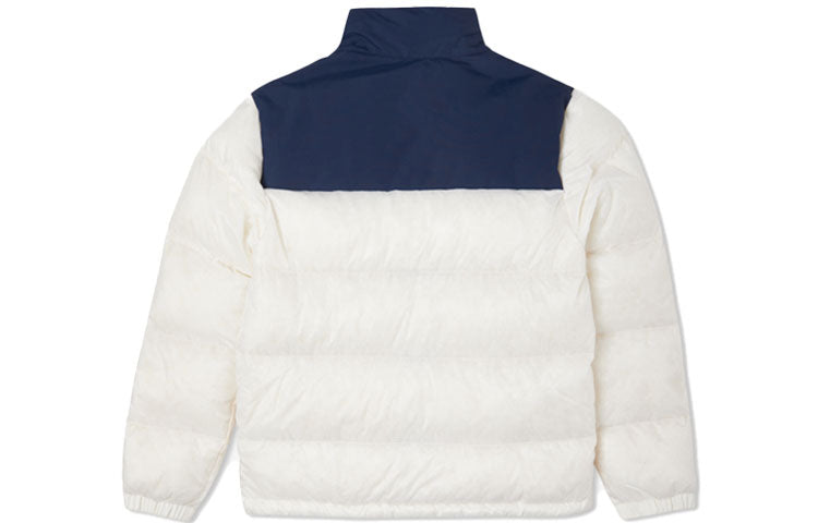 Converse Short Down Jacket 'White Midnight Navy' 10022767-A01