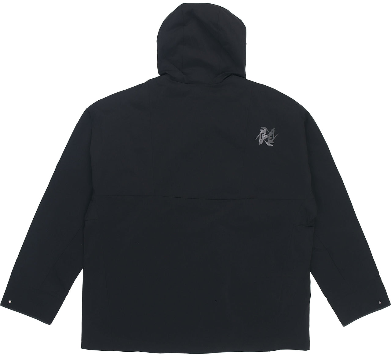 Men's adidas Wj Wv Jkt Martial Arts Series Logo Hooded Fleece Lined Sports Jacket Black HE5117