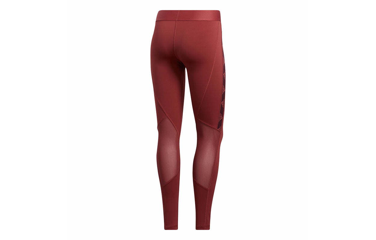 (WMNS) adidas ASK BOS T Sports Running Leggings Red GC8178