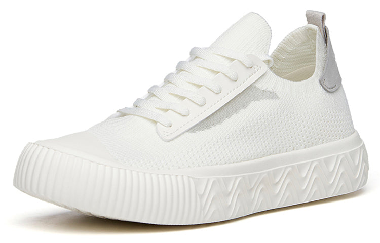 (WMNS) ANTA Life Series Sneakers  'Ivory White Grey' 122228062-1